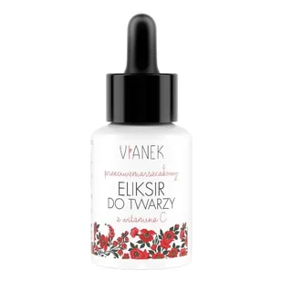 Vianek Przeciwzmarszczkowy eliksir do twarzy z witaminą C 30ml - Serum do twarzy - miniaturka - grafika 1