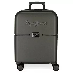 Pepe Jeans Accent Walizka kabiny Czarny 40x55x20 cms Twarde mocowanie ABS Zamknięcie TSA Wbudowany 37L 2,74 kg 4 koła Podwójne bagaż ręczny, czarny, Maleta, Walizka kabinowa - Walizki - miniaturka - grafika 1