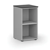 Regały biurowe - Regał biurowy PRIMO GRAY, 740 x 400 x 420 mm, szary/grafit - miniaturka - grafika 1
