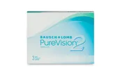 Soczewki kontaktowe - Bausch & Lomb Pure Vision 2 3 szt. Soczewki miesięczne (-5.25 dpt & BC 8.6) - miniaturka - grafika 1