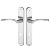 Klamki - Kuchinox klamki Klamka NOA do drzwi wewnętrznych na szyldzie długim na klucz KNA_311A KNA_311A - miniaturka - grafika 1