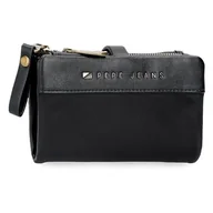 Portfele - Pepe Jeans Morgan Portfel z kartonikiem, jeden rozmiar, czarny, Talla única, Portfel z karty - miniaturka - grafika 1