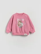 Bluzy dla dziewczynek - Reserved - Bluza Koci Domek Gabi - różowy - miniaturka - grafika 1