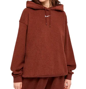 Damska Pluszowa Bluza z Kapturem Nike Sportswear Oversized DD5118-273 XS - Bluzy damskie - miniaturka - grafika 1