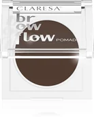 Pomada do brwi - Claresa, Puszysta pomada do brwi BROW FLOW 03 BRUNETTE 4 g - miniaturka - grafika 1