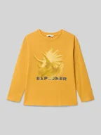 Koszulki dla chłopców - Bluzka z długim rękawem z nadrukowanym motywem - miniaturka - grafika 1