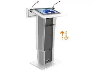 AXEOS NEONYX TOUCH solidna mównica z 19,5-calowym ekranem dotykowym i elektryczną regulacją wysokości - Akcesoria do projektorów - miniaturka - grafika 1