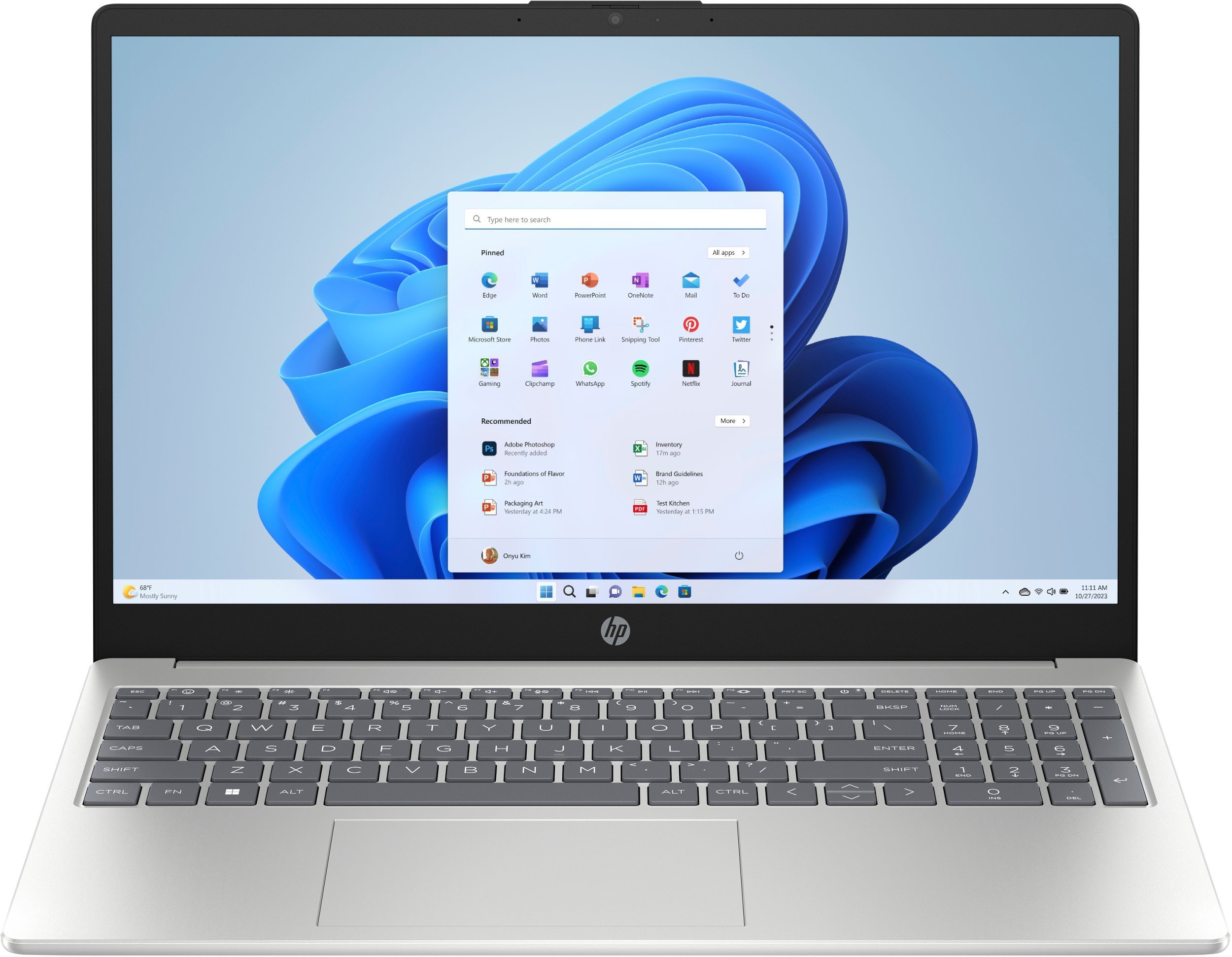 HP 15-fc0677ng 39,6cm 15,6 Ryzen 7 32GB 1TB C8TT7EA