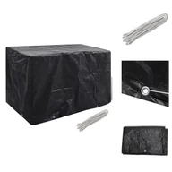 Pokrowce na meble ogrodowe - vidaXL Pokrowiec na meble ogrodowe 8 oczek 140x70x90 cm - Pokrowce ochronne na meble ogrodowe - miniaturka - grafika 1