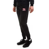 Spodenki męskie - Marvel Męskie spodnie treningowe Stack Logo Jog Pants, czarny, XXL - miniaturka - grafika 1