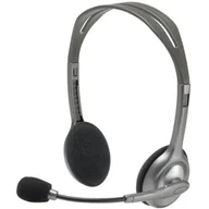 Słuchawki - Logitech H110 czarne (981-000271) - miniaturka - grafika 1