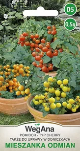 Pomidor typ Cherry mieszanka odmian 0,5g nasiona - WegAna - Nasiona i cebule - miniaturka - grafika 1