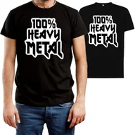 Koszulki męskie - T-SHIRT MĘSKI METAL ROCK AC DC METALLICA FAN KOSZULKA CZARNA R-M A122 - miniaturka - grafika 1