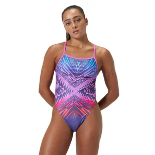 Strój pływacki jednoczęściowy damski Speedo Placement Digital Vback - Stroje kąpielowe - miniaturka - grafika 1