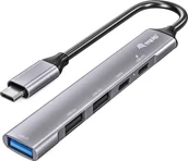 Huby USB - Equip Dock USB-C->1xUSB-C,1xUSB3.0,2xUSB2.0,100WPD 0.15m si - miniaturka - grafika 1