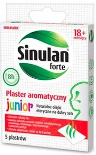 WALMARK Sinulan Forte Junior plastry aromatyczne x 5 szt |  OD 199 PLN! - Przeziębienie i grypa - miniaturka - grafika 2
