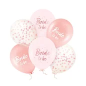 Wieczór panieński i kawalerski - BALONY BRIDE TO BE NA WIECZÓR PANIEŃSKI 12" , 6SZT - miniaturka - grafika 1