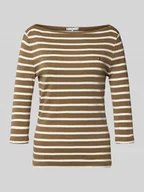 Koszulki i topy damskie - T-shirt o kroju Slim Fit z czystej bawełny - miniaturka - grafika 1