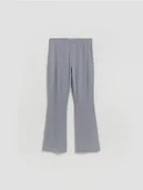 Spodnie i spodenki dla dziewczynek - Reserved - Spodnie flare - granatowy - miniaturka - grafika 1