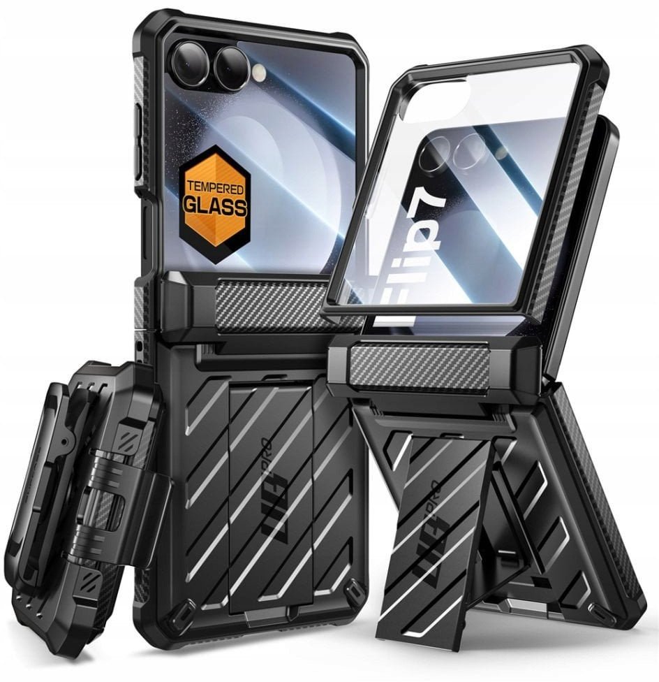 SUPCASE UNICORN BEETLE PRO GALAXY Z FLIP 7 BLACK