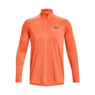 Bluzy męskie - Męska Bluza UNDER ARMOUR UA TECH 2.0 1/2 ZIP 1328495-866 – Pomarańczowy - miniaturka - grafika 1