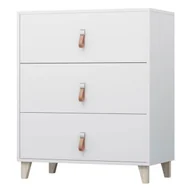 Komody - Komoda Figo 3S-02 Biały - miniaturka - grafika 1