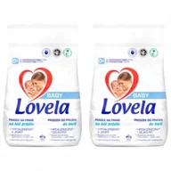 Środki do prania - Lovela Baby Hipoalergiczny proszek do prania do bieli Zestaw 2 x 4.1 kg - miniaturka - grafika 1