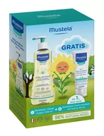 Zestawy kosmetyków damskich - Mustela Stelatopia Zestaw Olejek, 500 ml + Krem do twarzy, 40 ml - miniaturka - grafika 1