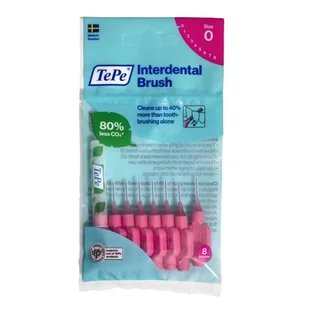 TePe Original Szczoteczki międzyzębowe, rozmiar 0,4 mm - Różowe, 8 szt. Szc000144 - Szczoteczki międzyzębowe - miniaturka - grafika 2