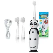 Szczoteczki do zębów dla dzieci - Brush-Baby WildOnes szczoteczka soniczna dla dzieci 0-10l Panda - miniaturka - grafika 1