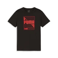 Odzież sportowa dziecięca - Koszulka Sportowa Chłopięca Puma Graphics Wording - miniaturka - grafika 1