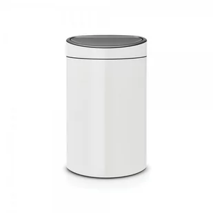 Brabantia Kosz Touch Bin New, biały, 40 l - Kosze na śmieci - miniaturka - grafika 1