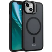 Etui i futerały do telefonów - Etui ETTERI Morning Fog MagSafe do Apple iPhone 15 Czarny - miniaturka - grafika 1