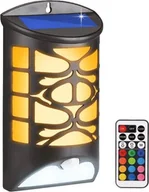 Lampy ogrodowe - Kinkiet LTC Lampa solarna LED LTC dekoracyjna 10W z czujnikiem ruchu i zmierzchu + pilot - miniaturka - grafika 1