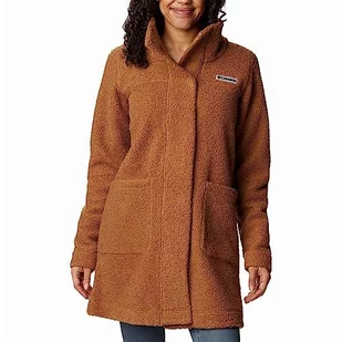 Columbia Damska długa kurtka zimowa Panorama, brązowa, M - Moda i Uroda OUTLET - miniaturka - grafika 1