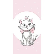 Ręczniki - Disney Aristocats Marie ręcznik kąpielowy ręcznik plażowy 70 x 140 cm - miniaturka - grafika 1