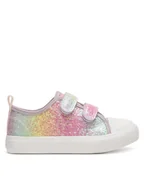 Buty dla dziewczynek - Nelli Blu Trampki CBIC-RAINBOW-02 Kolorowy - miniaturka - grafika 1