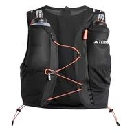 Buty trekkingowe damskie - adidas Uniseks Terrex TechrockTrail Running Vest 5 L, Black / White / Impact Orange, XS - miniaturka - grafika 1