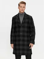 Płaszcze męskie - Boss Płaszcz wełniany H-Hyde-C-224 50502270 Czarny Regular Fit - miniaturka - grafika 1