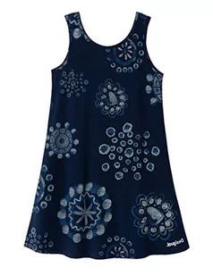 Desigual Vest_ixtapaluca Sukienka, Niebieski (Okręt 5000), 104 Dziewczynka, Niebieski (Statek 5000), 150 - Sukienki - miniaturka - grafika 1