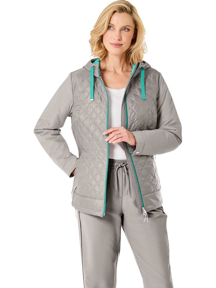 WITT WEIDEN Kurtka pikowana w kolorze szarym