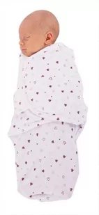 BO JUNGLE B-Wrap otulacz Lovely Hearts small do 4 m-cy B172600 - Otulacze - miniaturka - grafika 1