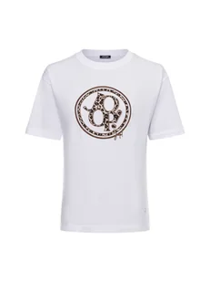 JOOP! T-shirt damski Kobiety Bawełna biały nadruk, 36 - Koszulki i topy damskie - miniaturka - grafika 1