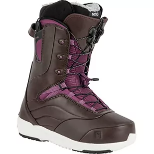 Nitro Damskie buty snowboardowe Crown TLS '23 lekkie buty snowboardowe z systemem szybkiego sznurowania Allround Freestyle Freeride Softboot Warm Boots, Port, MP 25,0 // EU 38 2/3 // US 7,5 - Buty snowboardowe - miniaturka - grafika 1