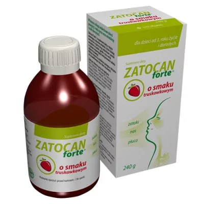 ETHIFARM ZATOCAN FORTE SMAK TRUSKAWKOWY 240 g syrop 3199421