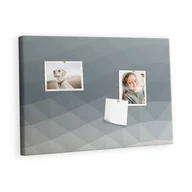 Tablice i flipcharty - Kolorowy Organizer - Tablica Korkowa z Pinezkami - Anstrakcja fali 60x40 cm - miniaturka - grafika 1
