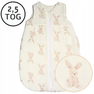 Śpiworki dla dzieci - ŚPIWOREK DO SPANIA MUŚLINOWY 68-74 CAŁOROCZNY - miniaturka - grafika 1