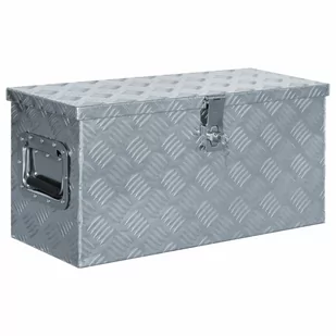 Aluminiowa skrzynia, 61,5 x 26,5 x 30 cm, srebrna - Skrzynki i torby narzędziowe - miniaturka - grafika 1