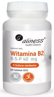 Aliness Witamina B2 R-5-P 40 mg x 100 tabl vege - Witaminy i minerały - miniaturka - grafika 1