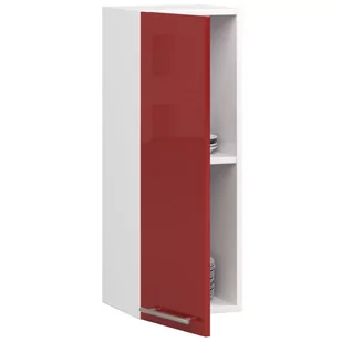 WISZĄCA SZAFKA KUCHENNA OLIWIA W 30cm BIAŁA-CZERWONY POŁYSK H720 - Meble kuchenne - miniaturka - grafika 2